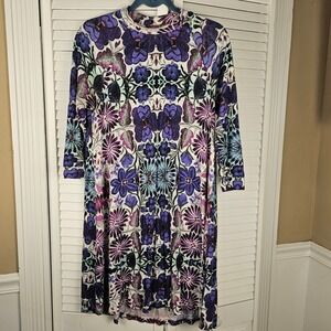 Free People‎ Womens Romantics Fiesta Floral Tunic Dress Small